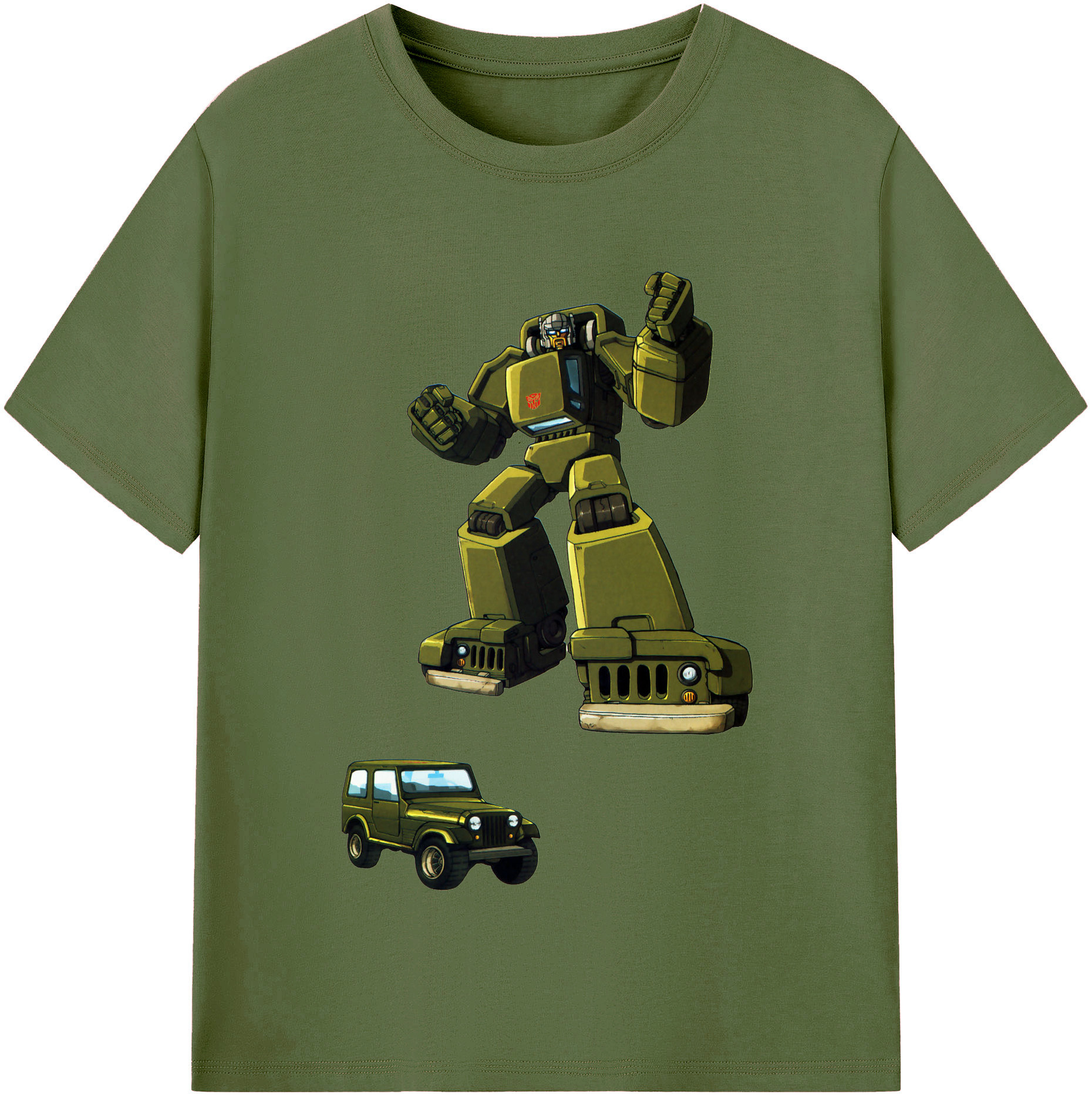 （画像用）  綿100％半袖Tシャツ（フロントプリント）